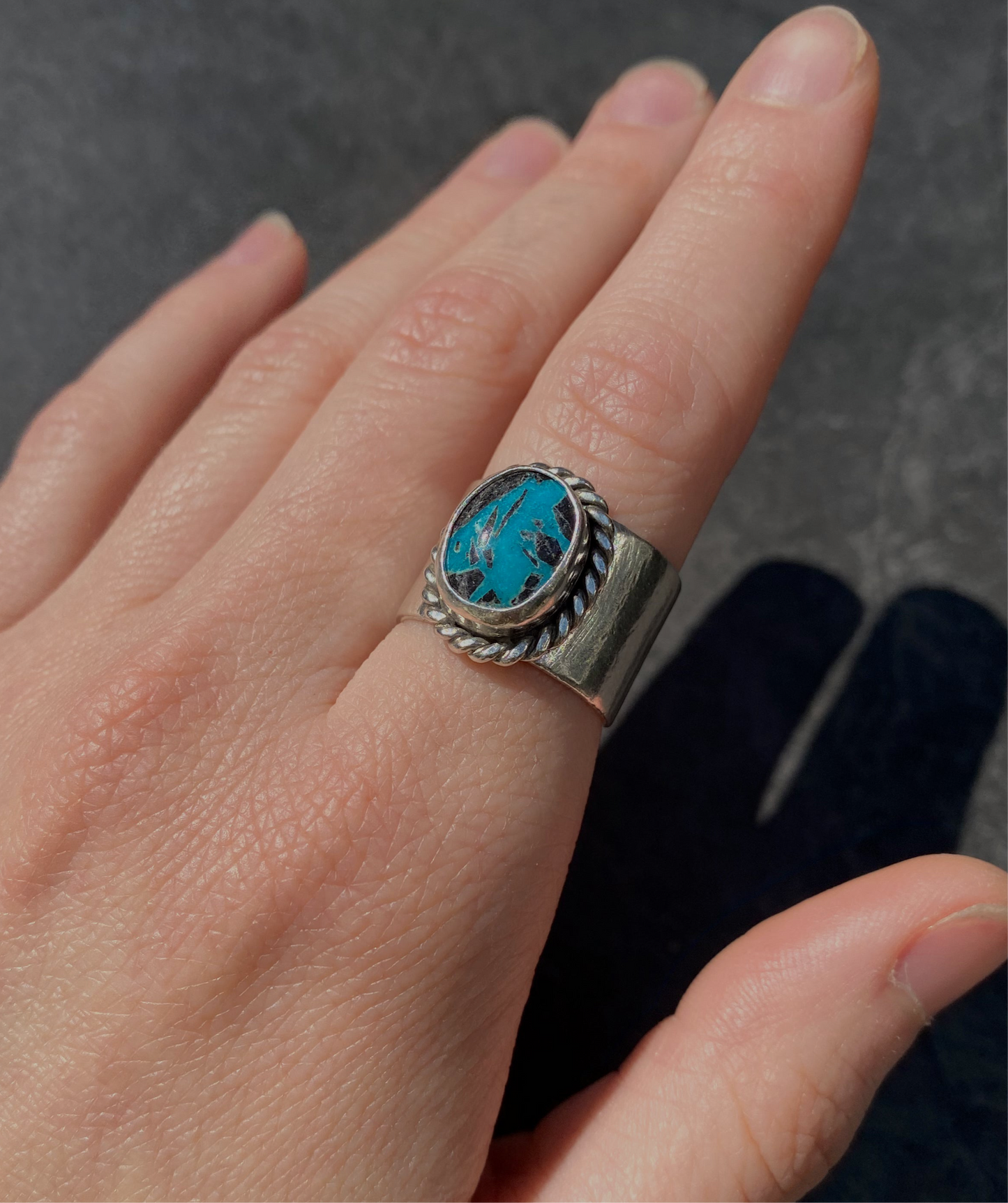 Cloud Mountain II ~ Chunky Silver Ring