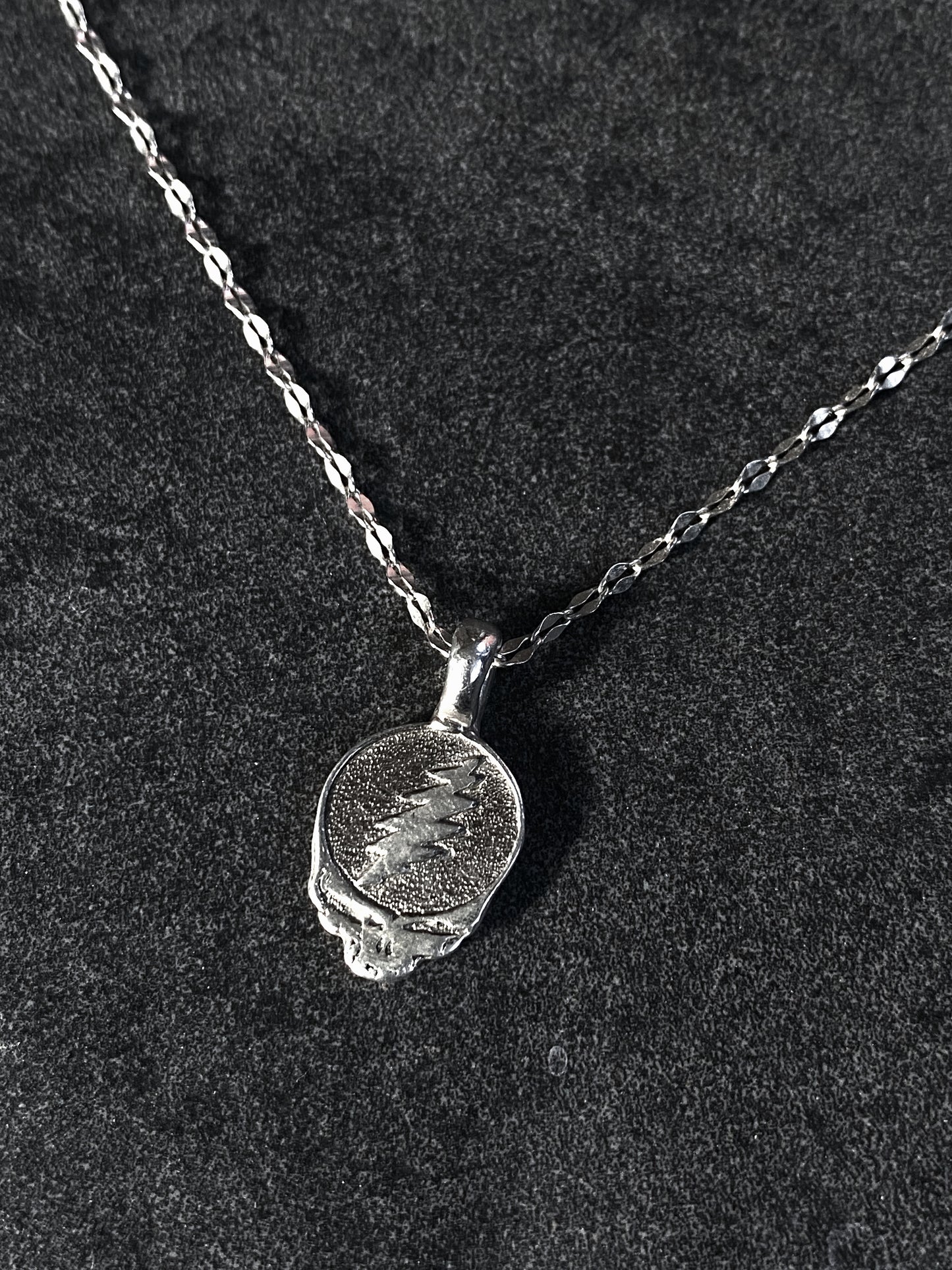 Pure Silver Stealie Pendant