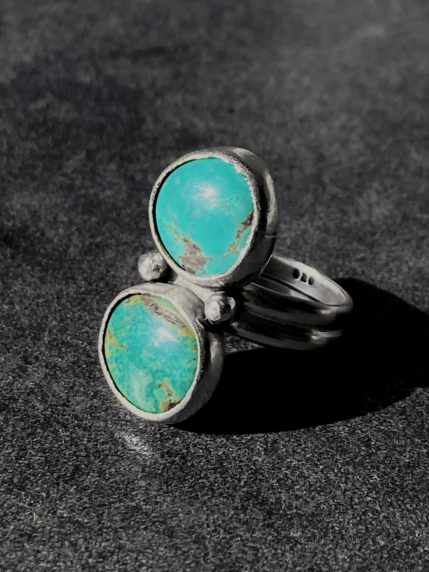 Seeing Double ~ Turquoise Ring