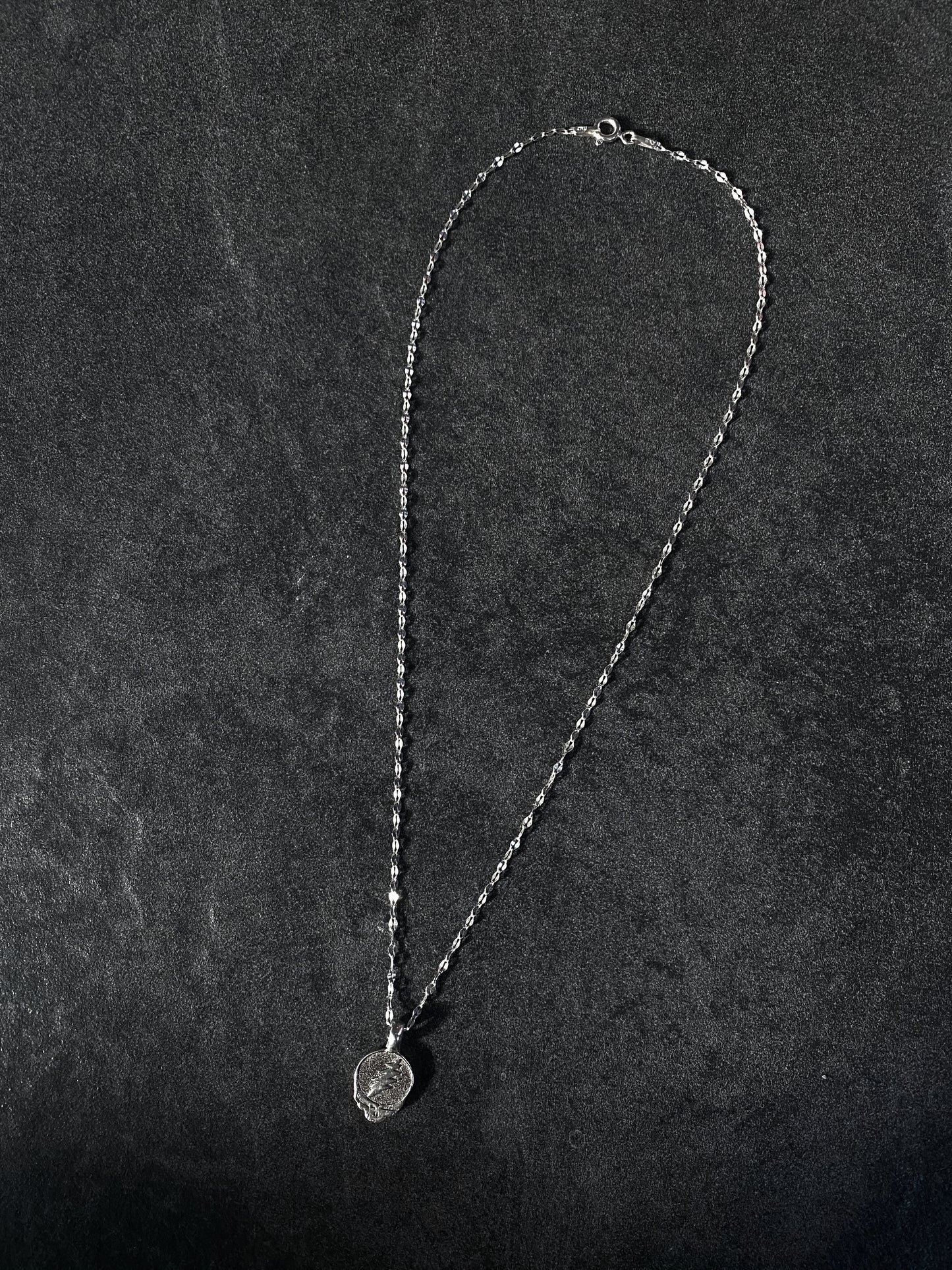Pure Silver Stealie Pendant