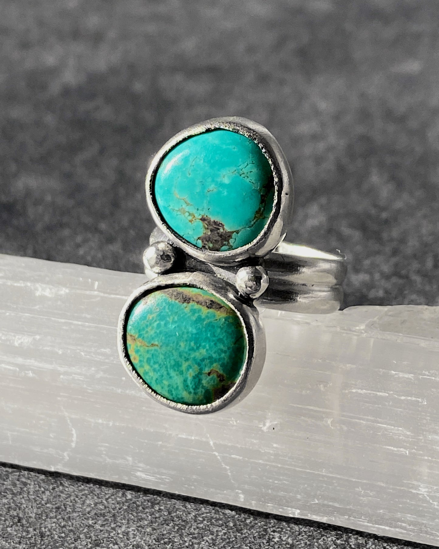 Seeing Double ~ Turquoise Ring