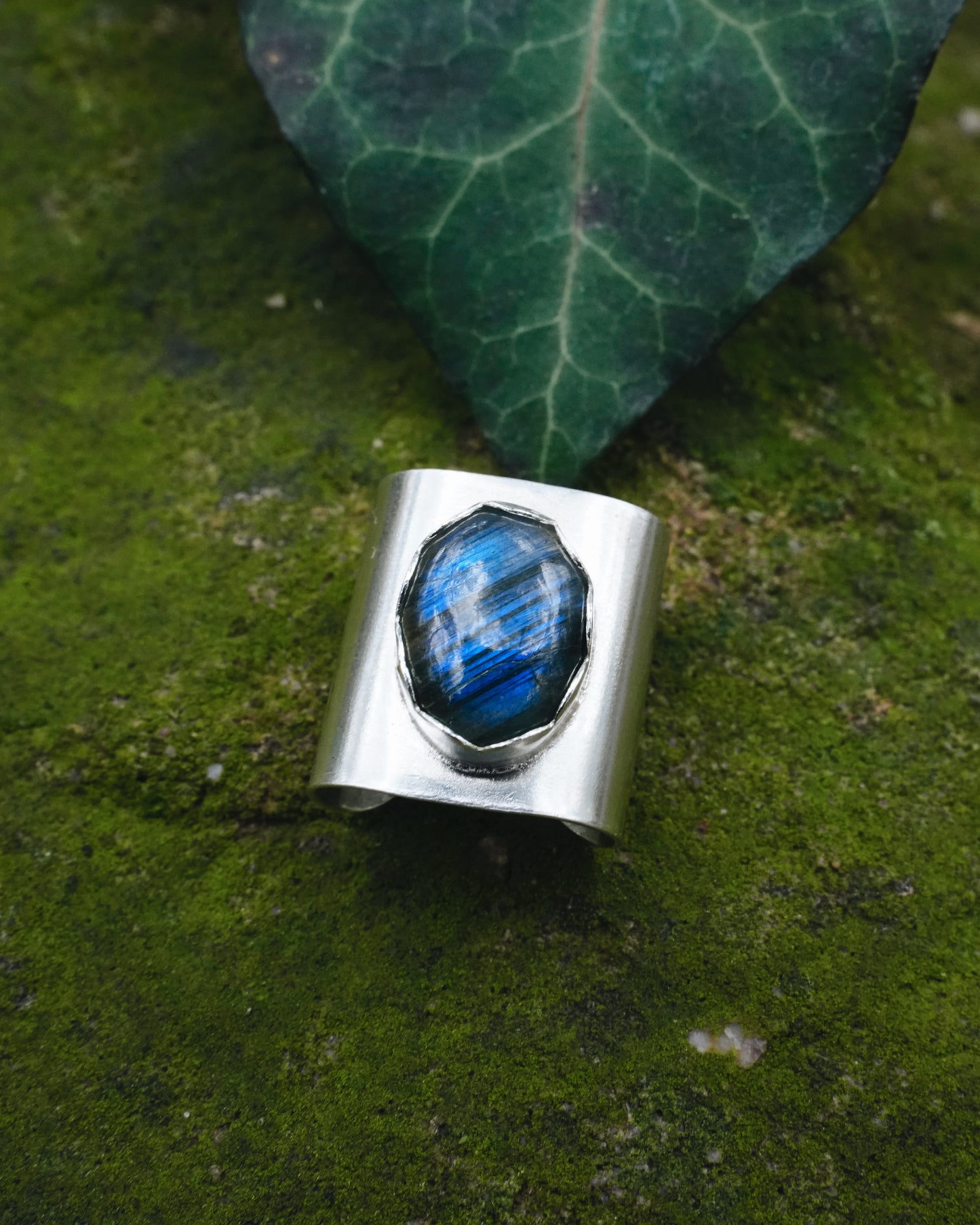 Labradorite Braid Cuff