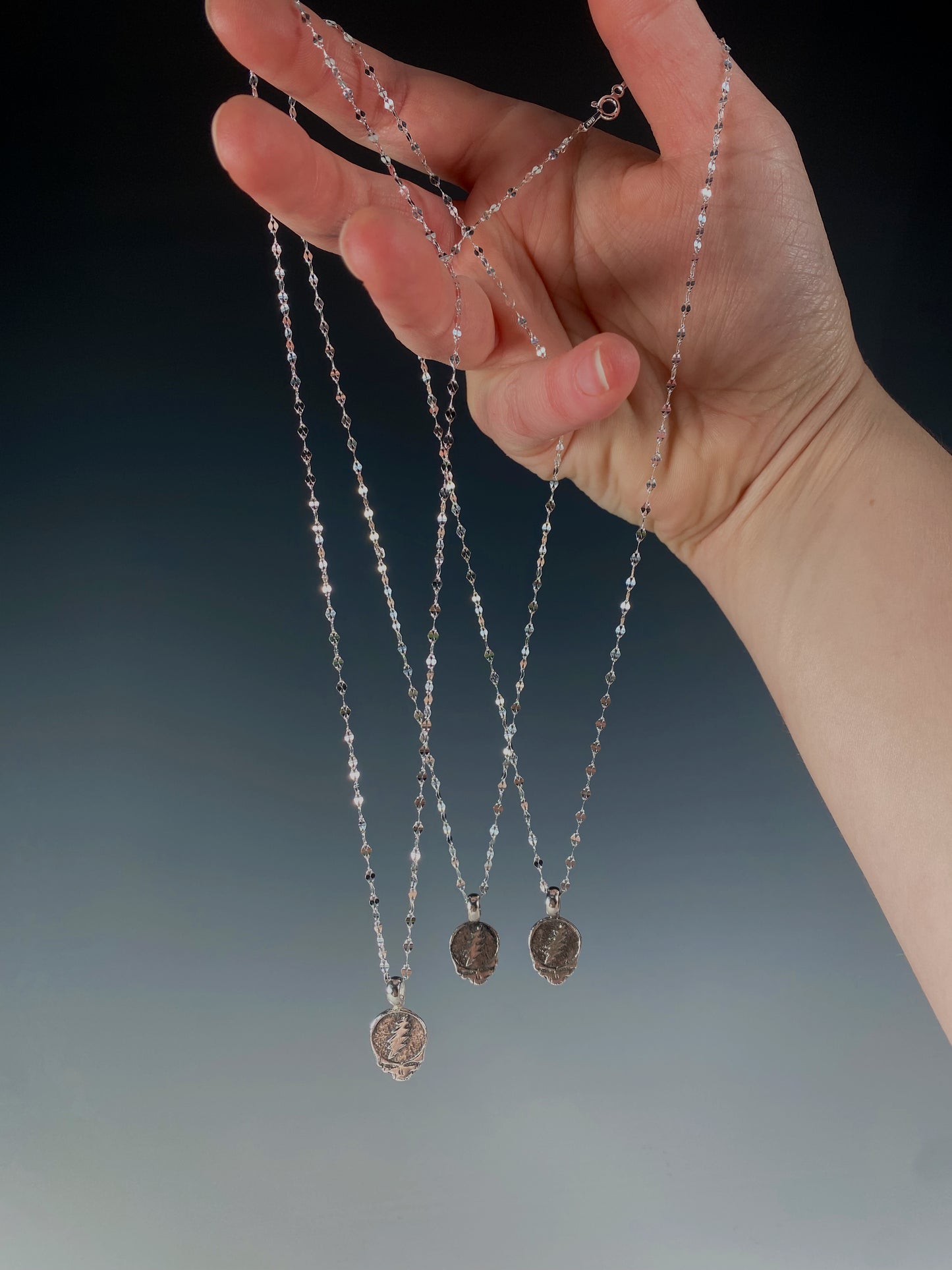 Pure Silver Stealie Pendant