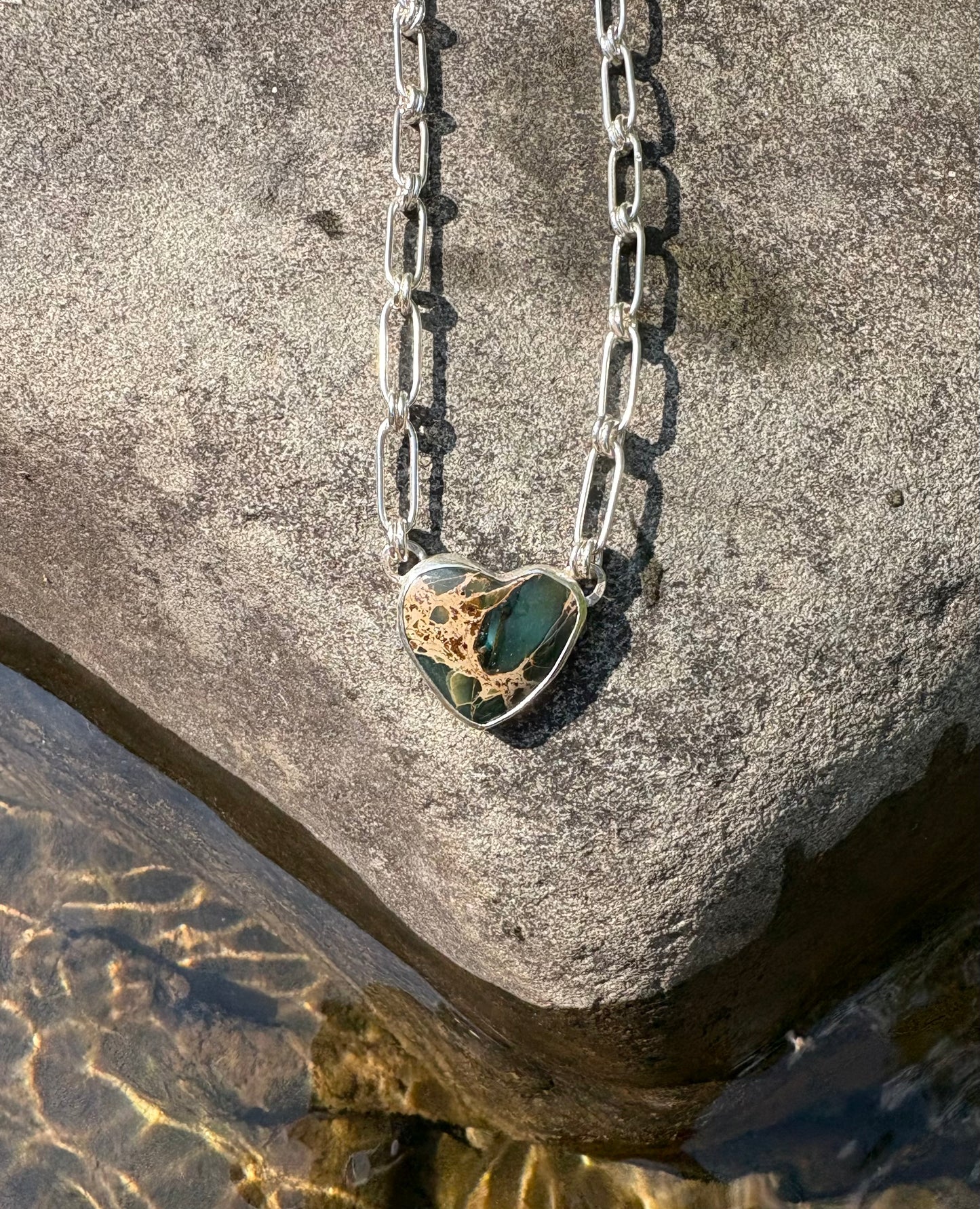 Turquoise Heart Necklace