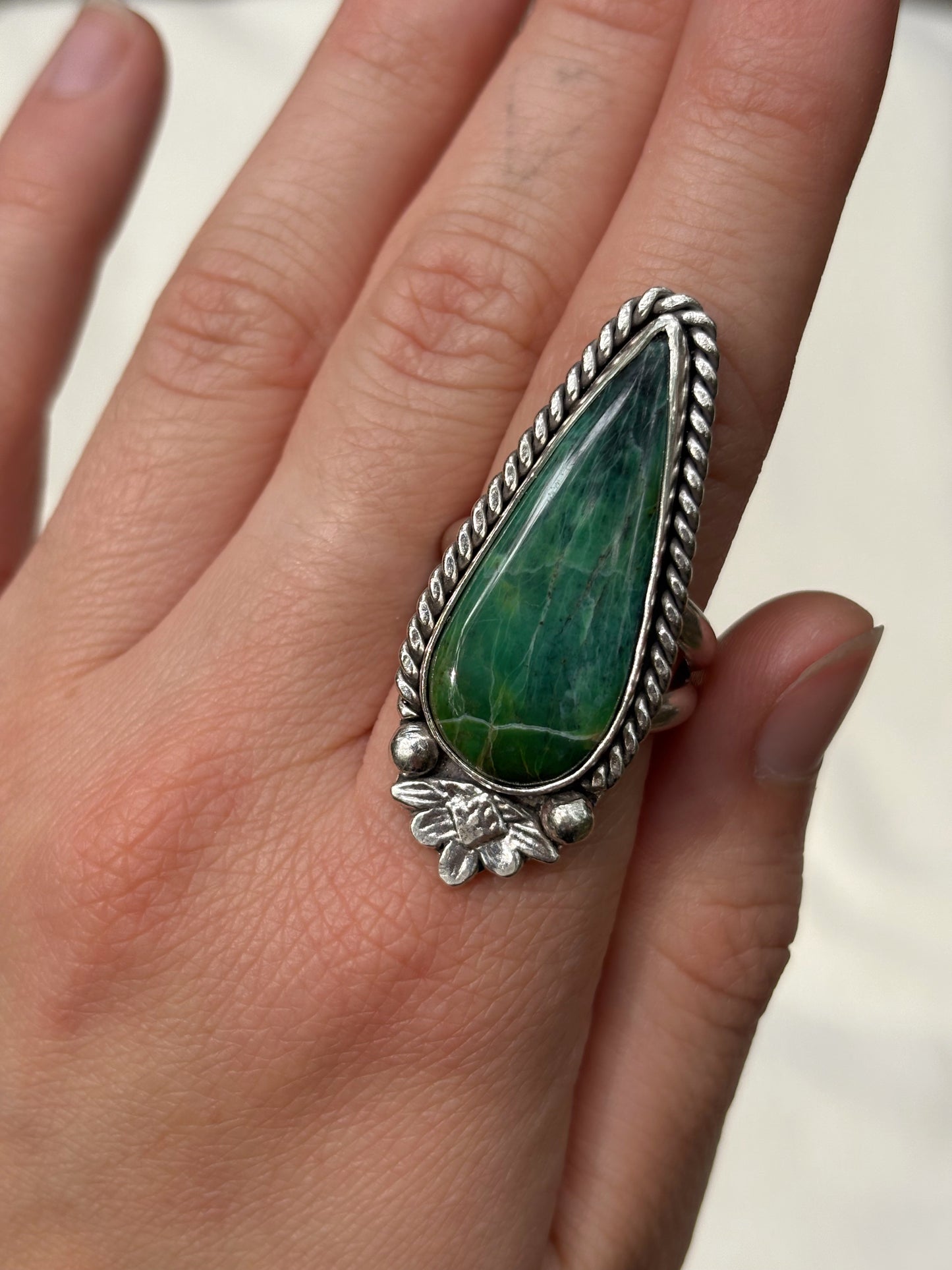 Variscite Statement Ring ~ Sz 8