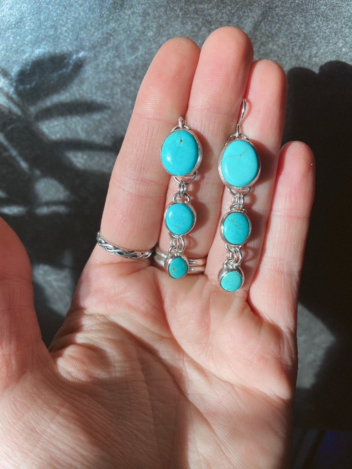 Dew Drop ~ Turquoise Earrings