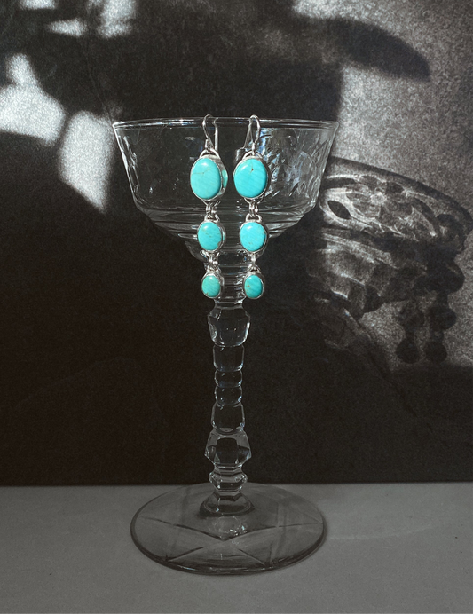 Dew Drop ~ Turquoise Earrings