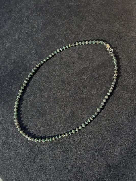 Nephrite Jade Beaded Necklace