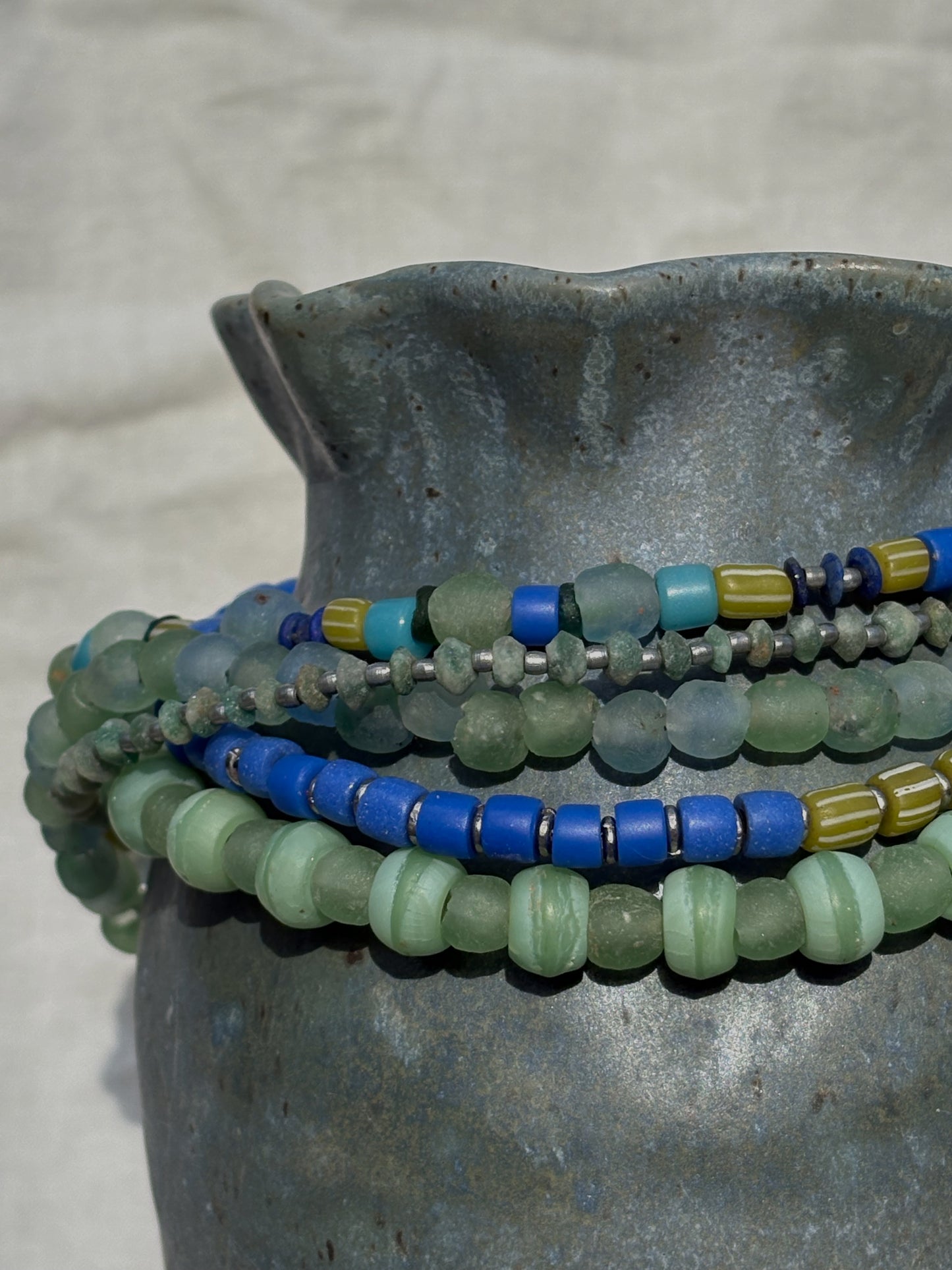 Cobalt Beaded Necklace