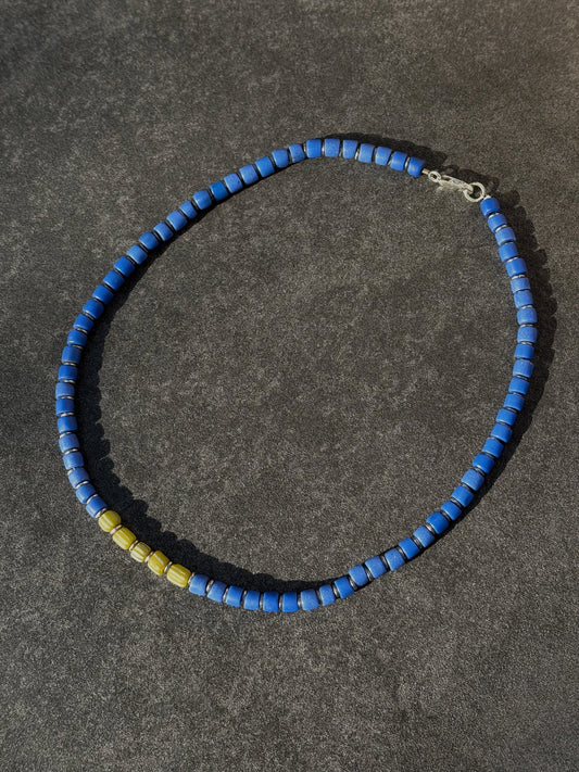 Cobalt Beaded Necklace