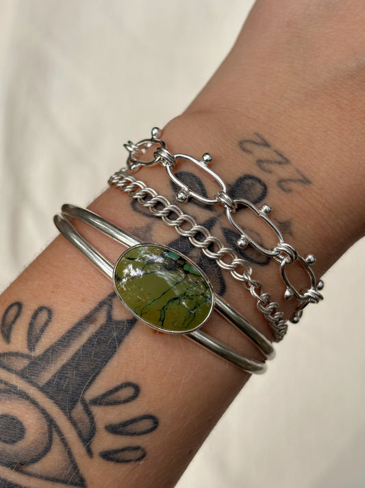 Variscite Cuff ~ Sz Medium