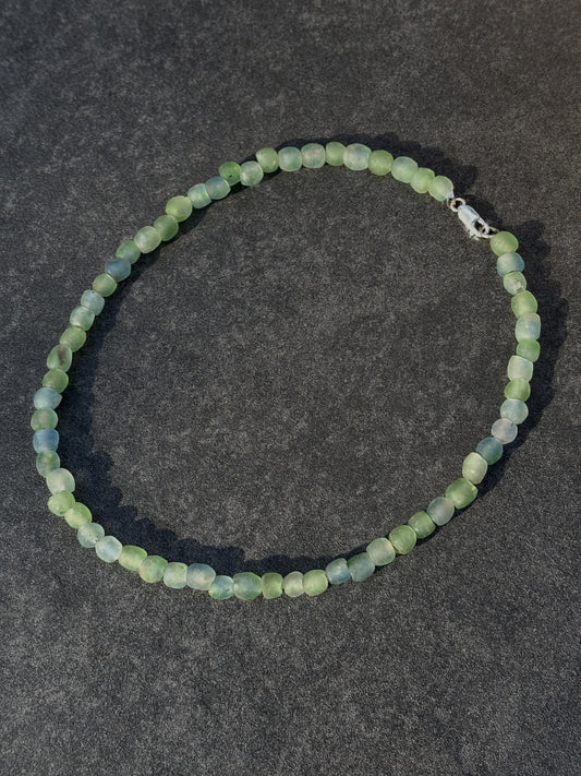 Recycled Glass Beaded Necklace II